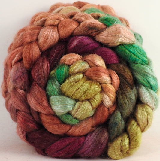 Baby camel/ tussah silk top  (50/50) - Icelandic Poppies