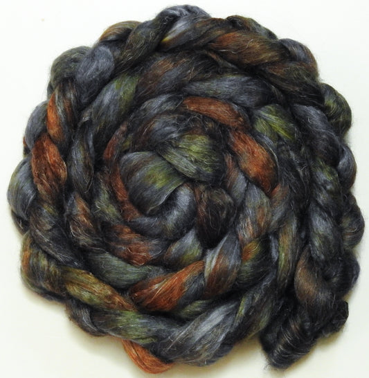 Mines of Moria-(5.2 oz.)Tussah Silk / flax roving -(65/35)