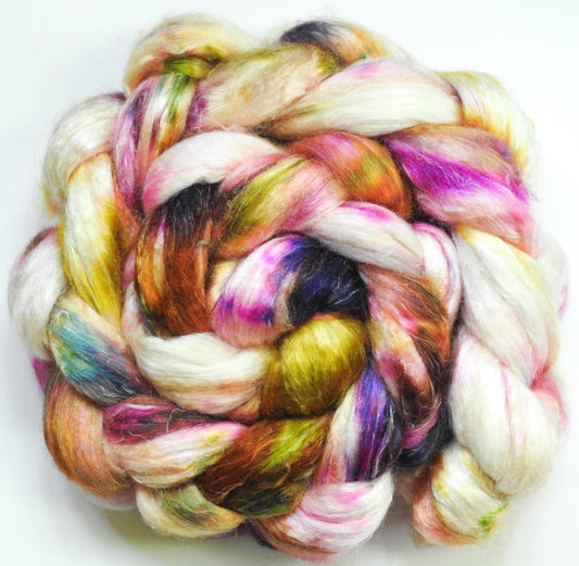 Sunbonnet - Fusion Series - Tussah Silk / flax roving (65/35)