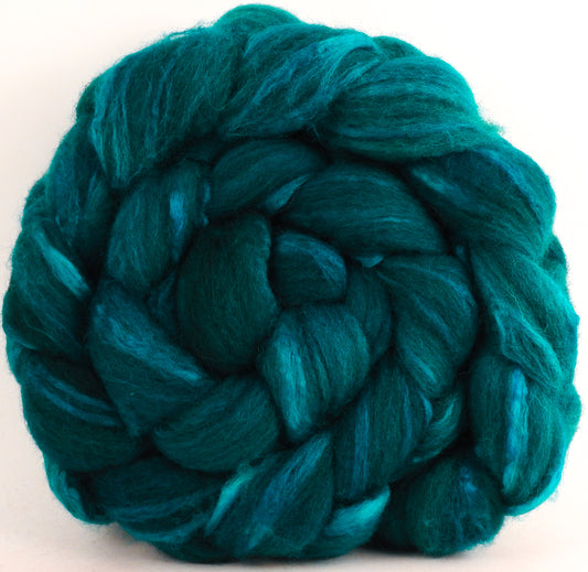 Grey Shetland/ Tussah Silk (70/30) - Mallard- (5.5 oz)