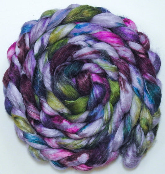 Sea Holly - Tussah Silk / flax roving (65/35)