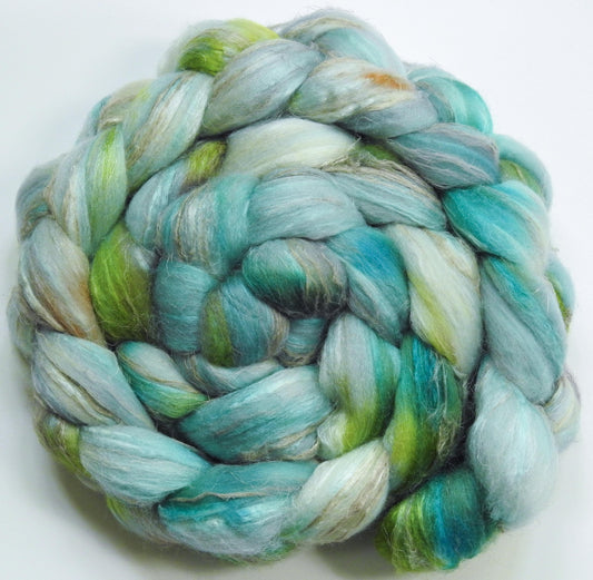 Tailwind (5.8 oz)- Glazed Solid - Merino/ Tussah Silk/ Natural Flax (50/25/25)