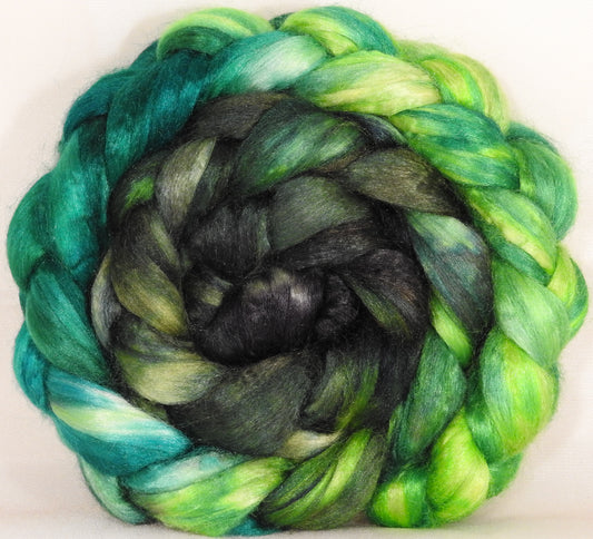 100 % Tussah Silk Top-Brussel Sprout- 3.5 oz. - Inglenook Fibers