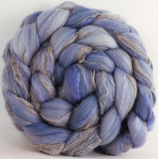 Merino/ Tussah Silk/ Natural Flax (50/25/25) - Silver Lining - (5.8 oz.)