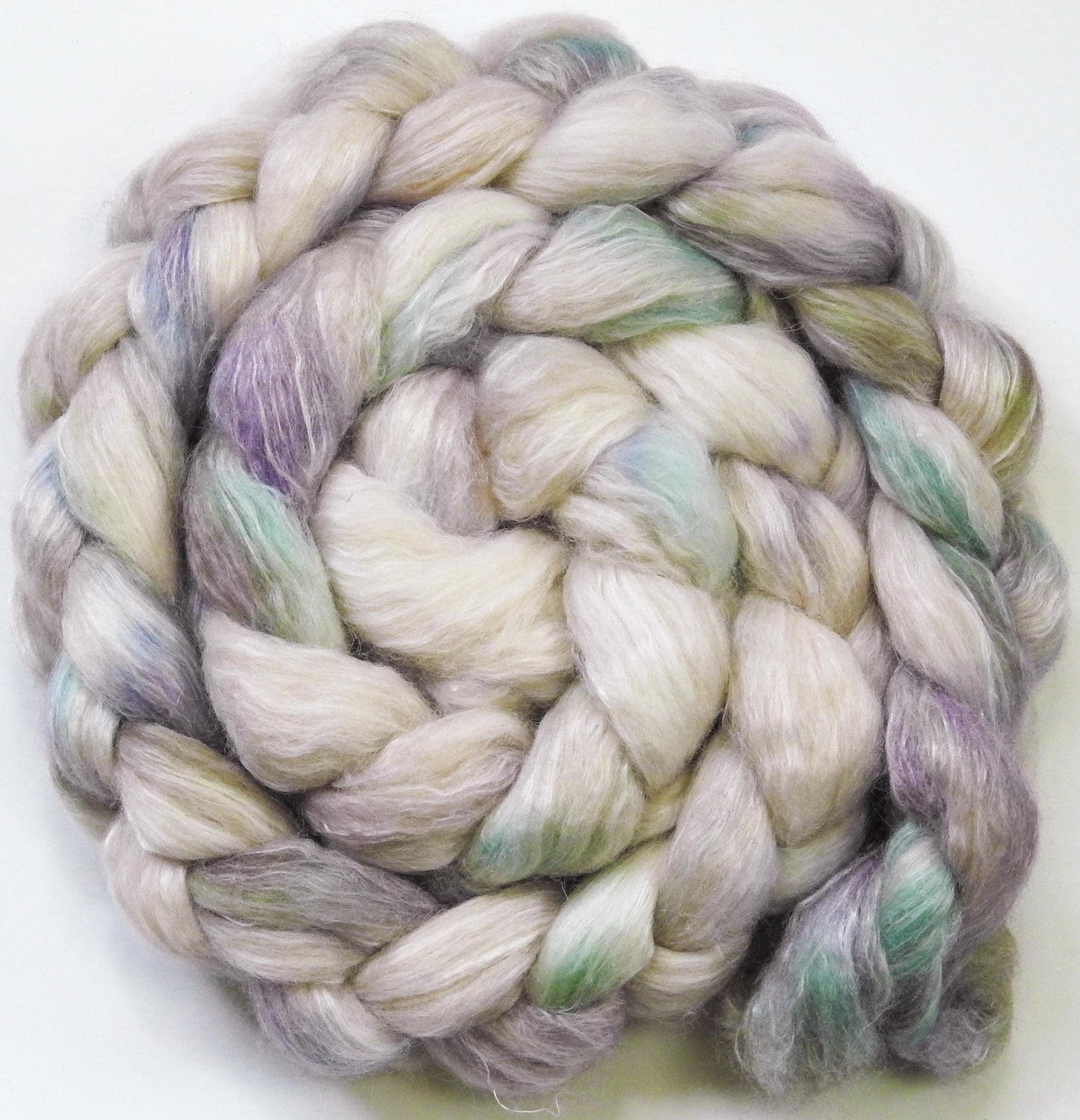 Sand Dollar (5.6 oz.)-Glazed Solid - White-faced Woodland/ Ramie/ Llama/ Bamboo (35/35/15/15)