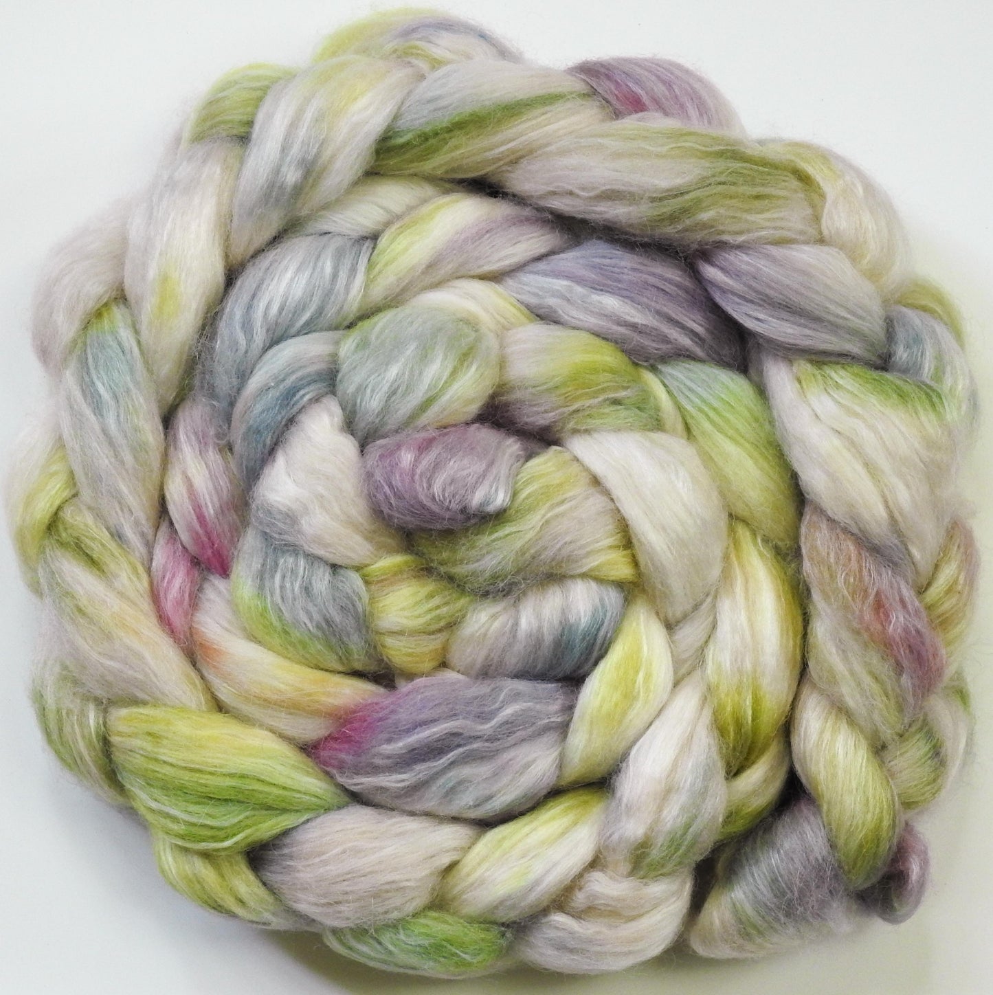 Sweet Woodruff (5.7 oz.)-Glazed Solid - White-faced Woodland/ Ramie/ Llama/ Bamboo (35/35/15/15)