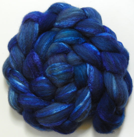 Blue Orchid (5.5 oz) - Grey Shetland/ Tussah Silk (70/30)