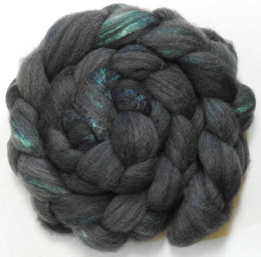 Conifer (5.5 oz) - Grey Shetland/ Tussah Silk (70/30)