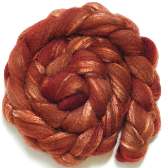 Bittersweet (5.5 oz) - Grey Shetland/ Tussah Silk (70/30)