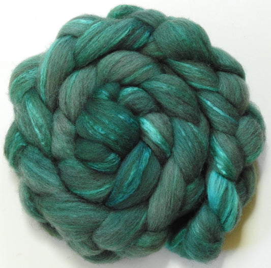 Ionian Sea (5.4 oz) - Grey Shetland/ Tussah Silk (70/30)