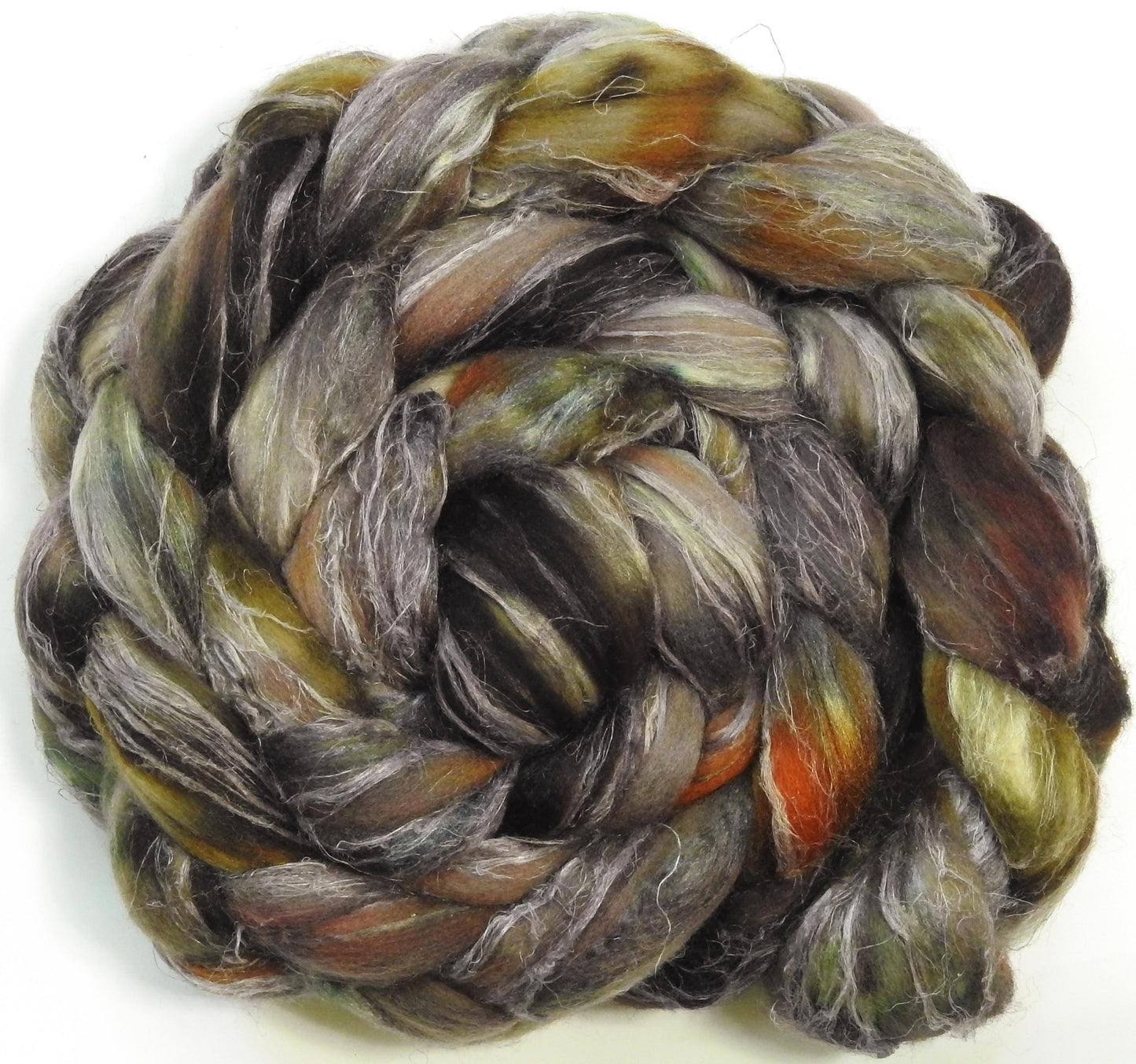 Morel (5.9 oz)- Glazed Solid - Merino/ Tussah Silk/ Natural Flax (50/25/25)