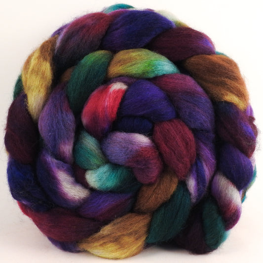 Mixed Bfl/tussah silk (85/15)- Mary, Mary Quite Contrary -(5.6 oz.)
