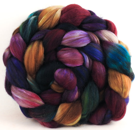 18.5 mic merino/camel/br.alpaca /mul.silk (40/20/20/20)-Mary, Mary Quite Contrary- 5.4 oz