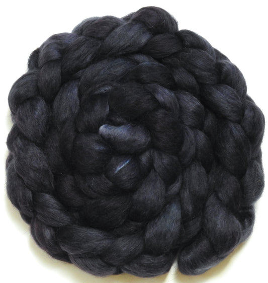 Black Forest (5.7 oz) - Batt in a Braid #52- Wensleydale/ Mulberry silk/ Polwarth (60/25/15)