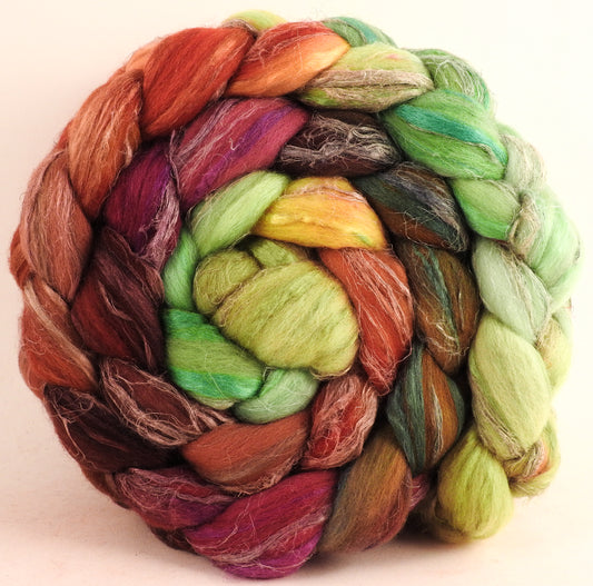 Merino/ Tussah Silk/ Natural Flax (50/25/25) - Icelandic Poppies
