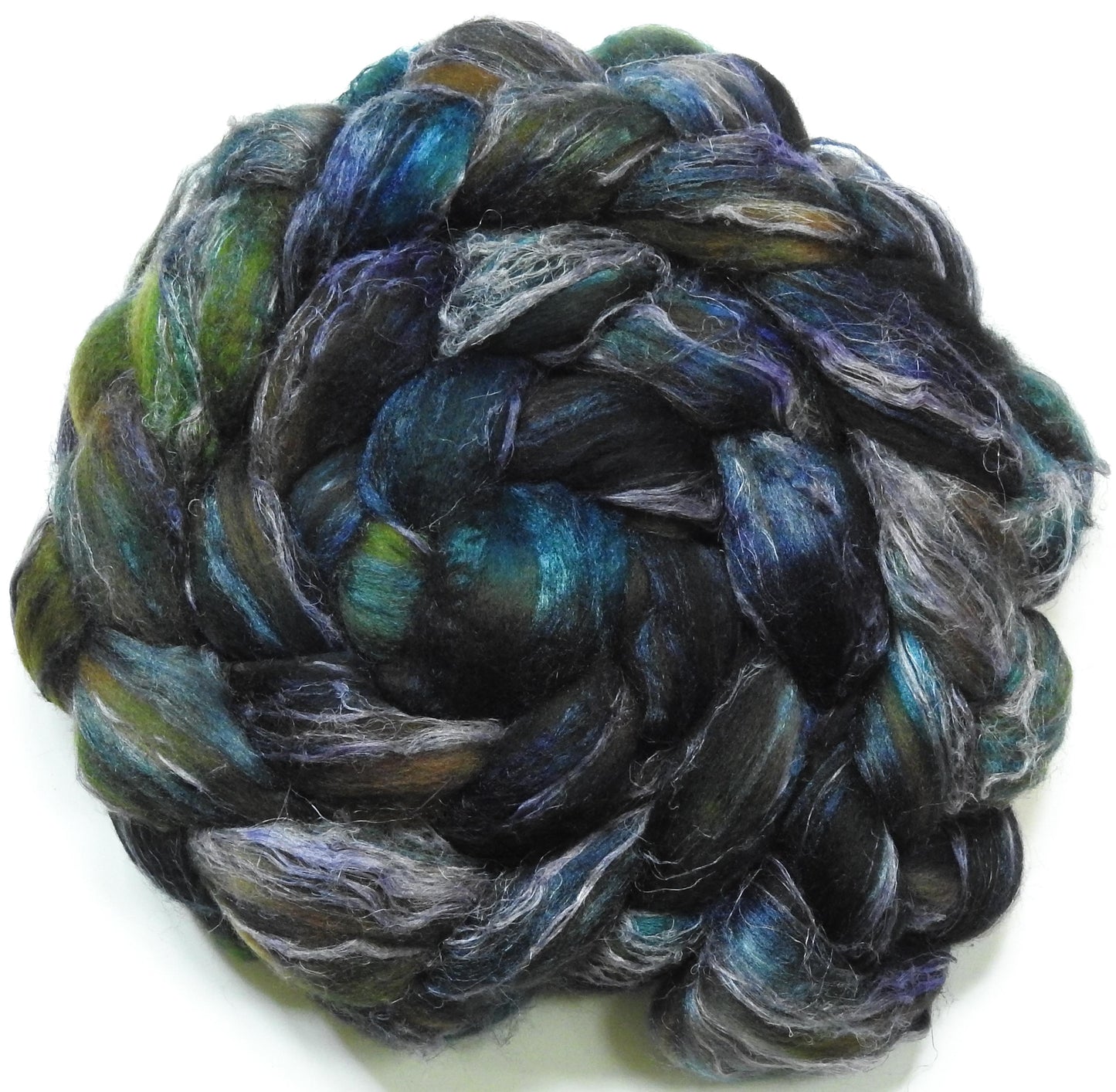 Hundred Acre Wood (6 oz)- Fusion Series - Merino/ Tussah Silk/ Natural Flax (50/25/25)