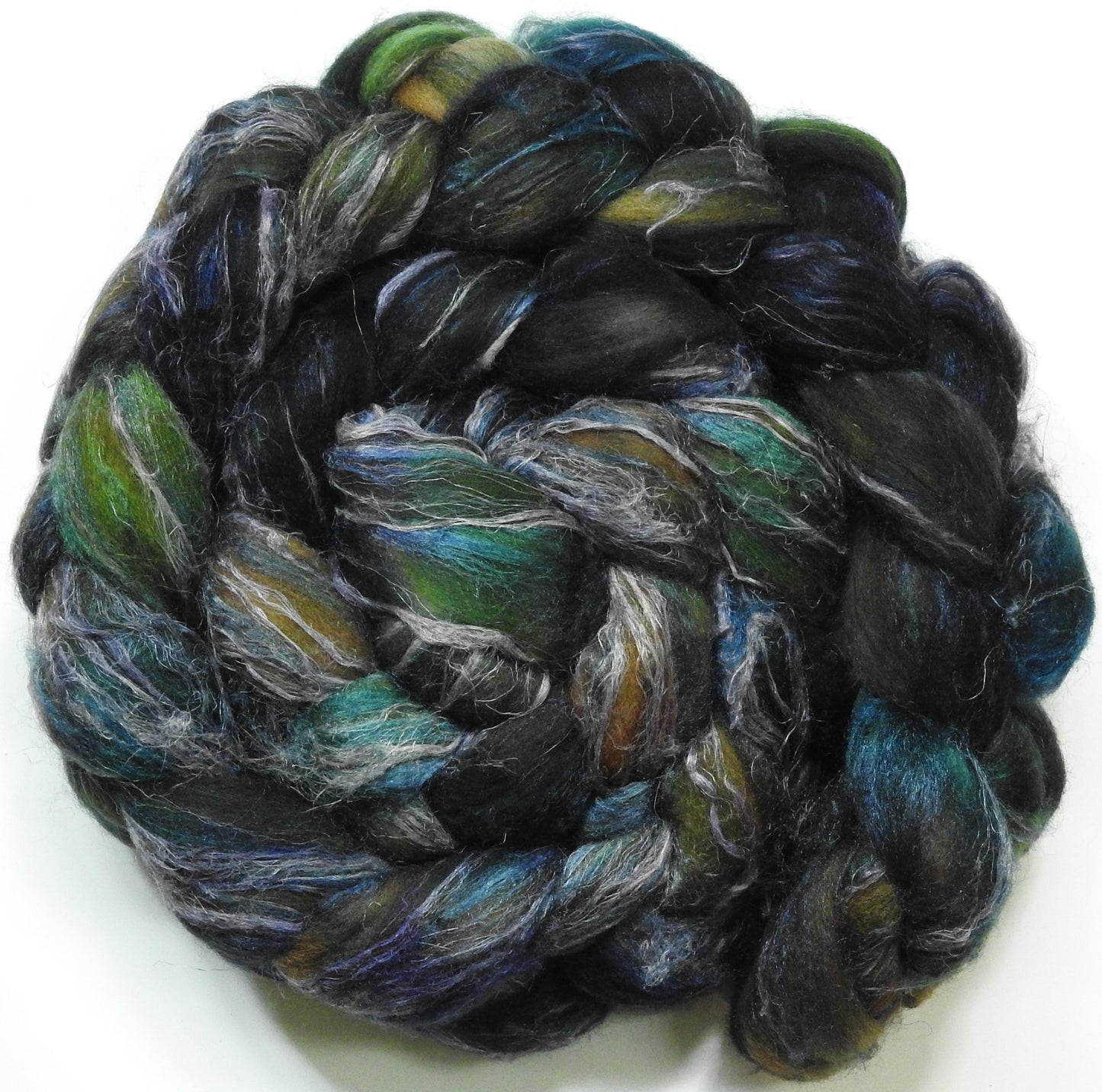 Hundred Acre Wood (6 oz)- Fusion Series - Merino/ Tussah Silk/ Natural Flax (50/25/25)