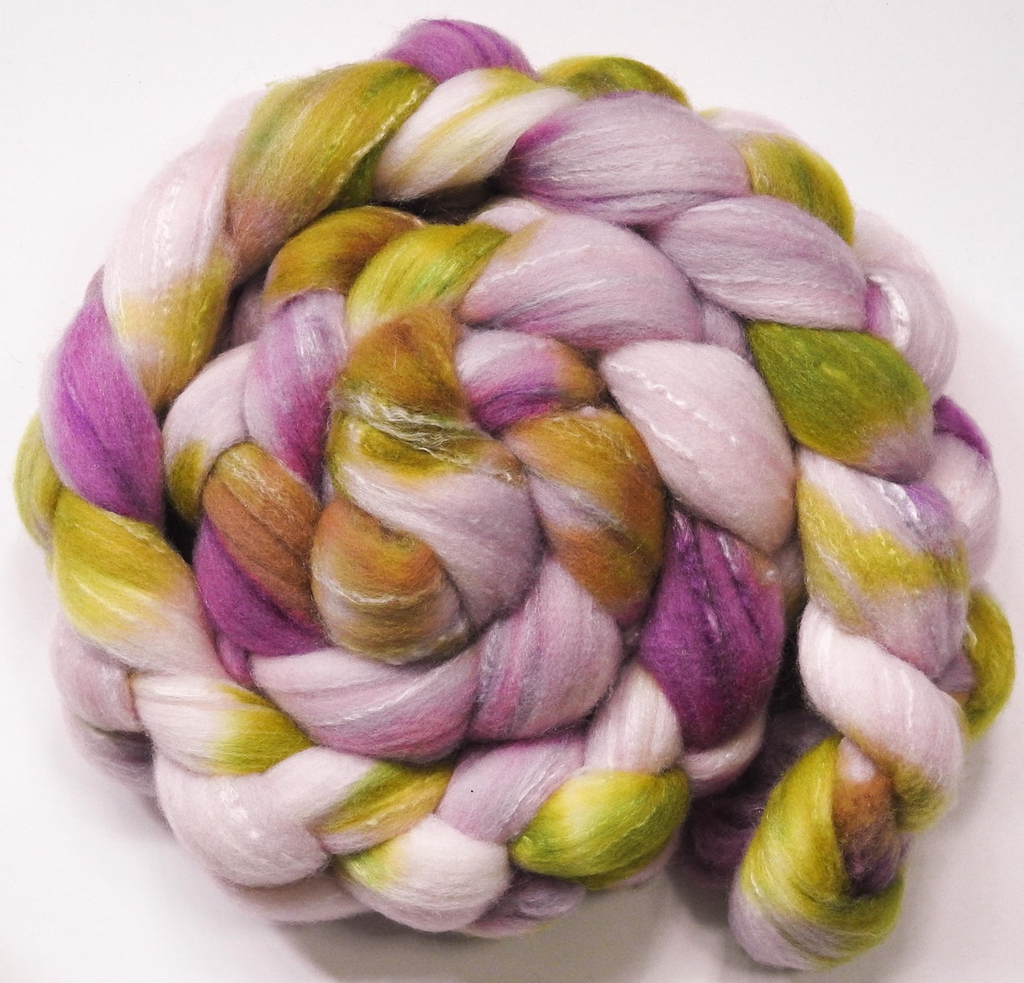 Honeysuckle (6.2 oz) -Glazed Solid -Targhee/silk/ bamboo (80/10/10)