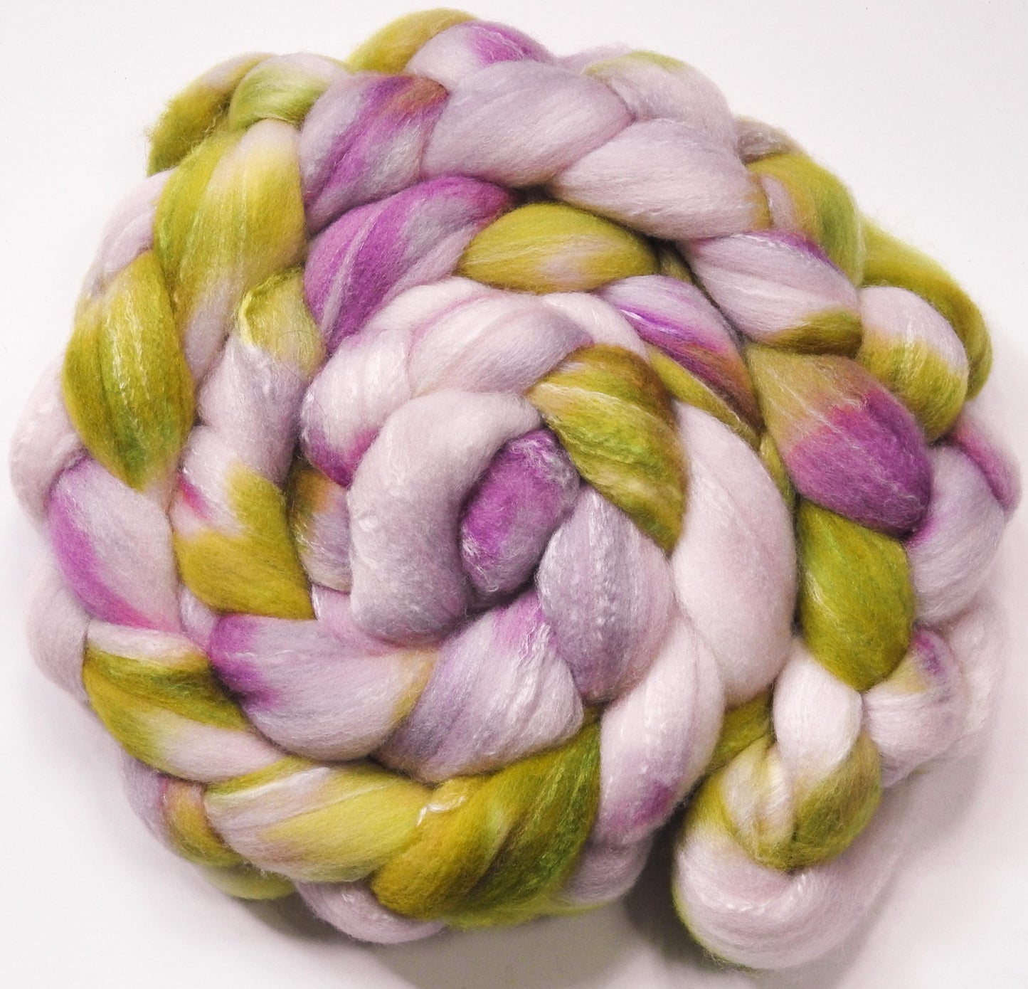 Honeysuckle (6.2 oz) -Glazed Solid -Targhee/silk/ bamboo (80/10/10)