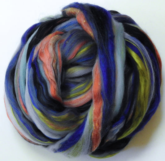 Bathurst Copper Butterfly - Lepidoptery Blends - Merino/ Mulberry Silk/ Sari Silk/ Tweed Blend/ Bamboo  (40/25/15/10/10)