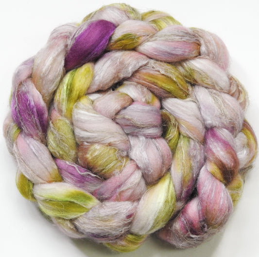 Honeysuckle (5.9 oz)- Glazed Solid - Merino/ Tussah Silk/ Natural Flax (50/25/25)