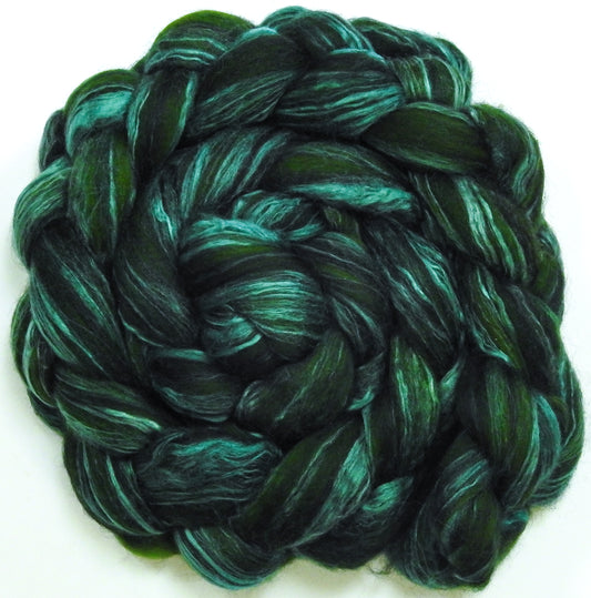 Dill Pickle (4 oz) 18.5 mic merino/ camel/ brown alpaca/ mulberry silk/ (40/20/20/20)