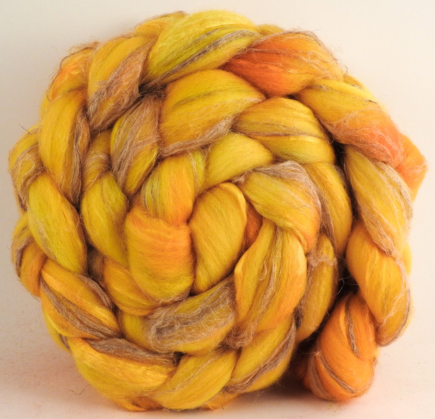 Merino/ Tussah Silk/ Natural Flax (50/25/25) -Forsythia- (5.8 oz.)