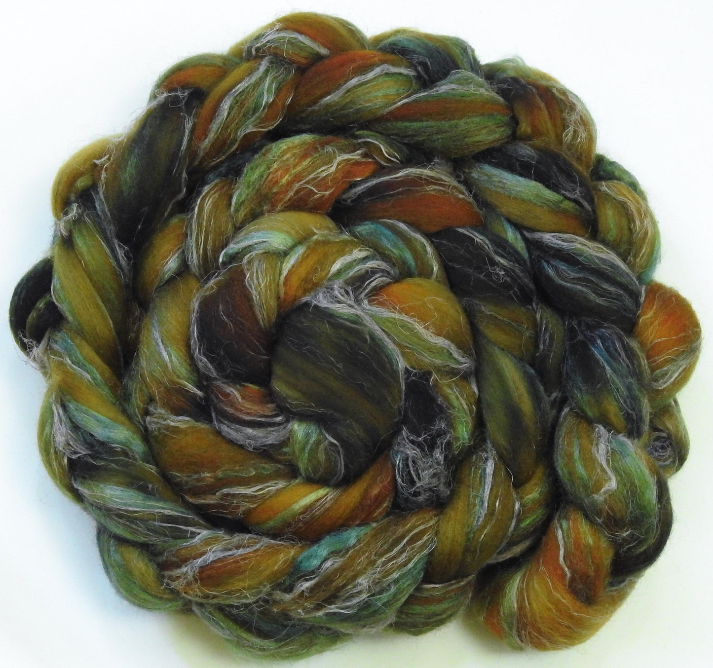 Bronze (5.8 oz) - Merino/ Tussah Silk/ Natural Flax (50/25/25)