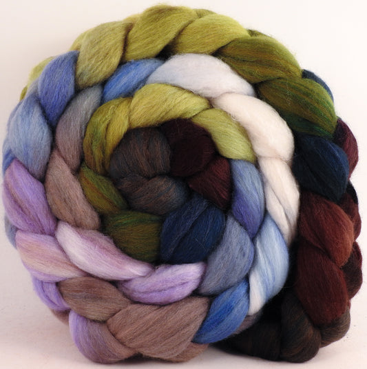 Polwarth /Tussah silk Top (60/40)- Blue Heron -5.3 oz