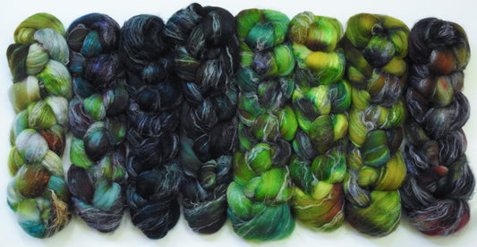 Mossy Pants Set (11.9 oz)- Fusion Series - Merino/Tussah/Flax (50/25/25)