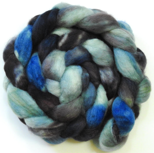 Skipping Stones - (5.8 oz)-Glazed Solid- Blue-faced Leicester/ Mohair (70/30)