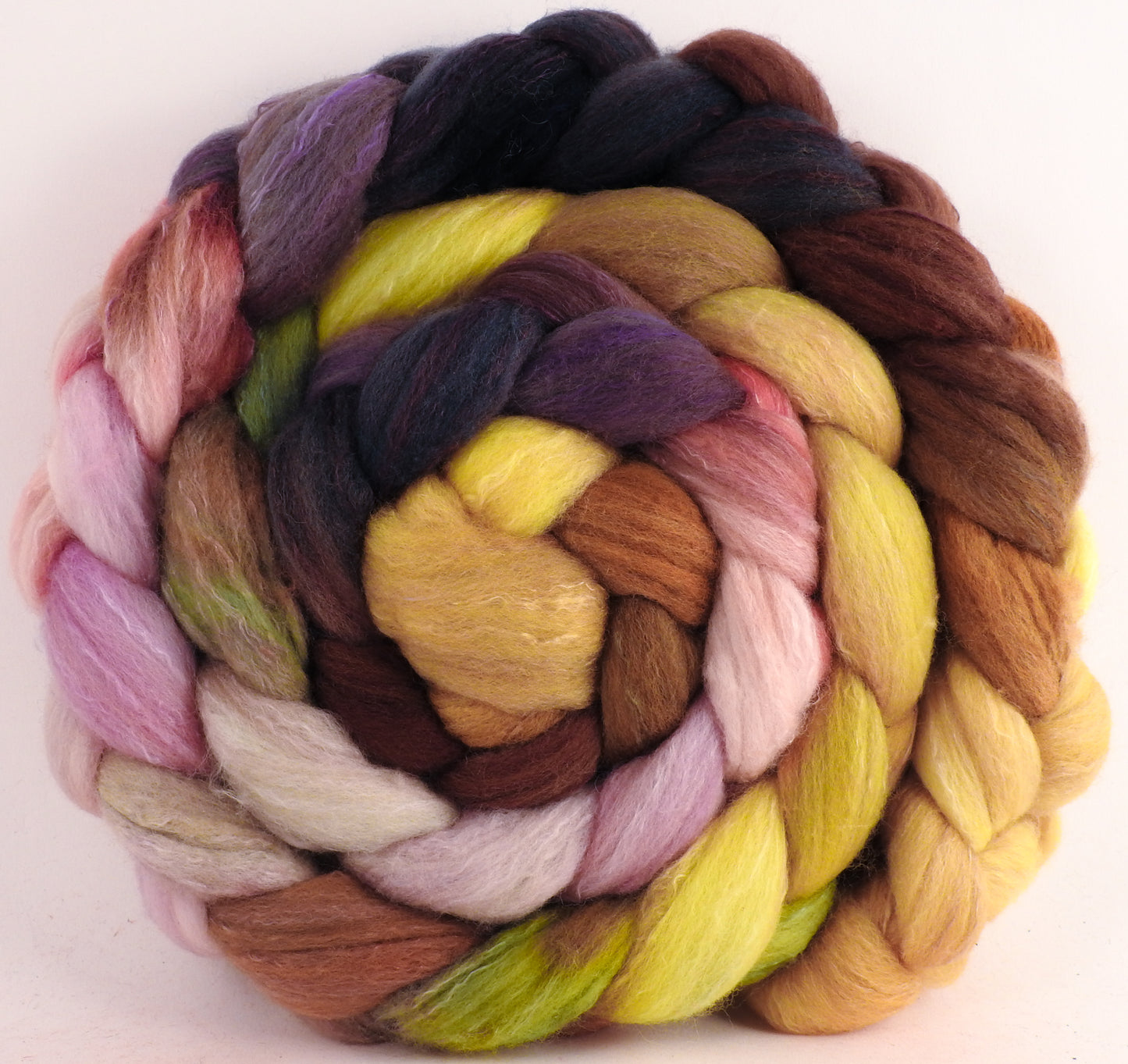 Organic Polwarth / Tussah silk (80/20)- (5.2 oz)-Emperor Moth