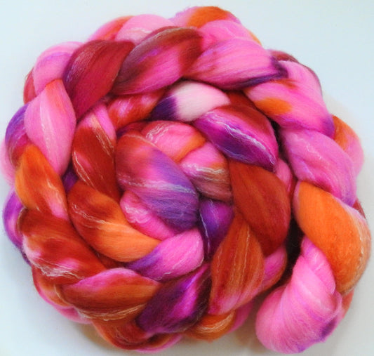 Heatwave (5.9 oz)-Glazed Solid - Targhee/silk/ bamboo (80/10/10)