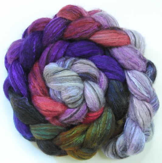 Cherry Blossoms @ Night (6 oz)- Humbug Shetland/ Mulberry Silk (75/25)