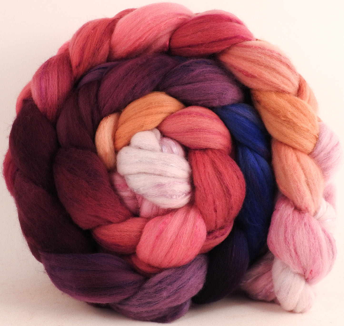 18.5 Micron Merino/ Mulberry Silk (70/30) -Sweet Peas - (5.7 oz)