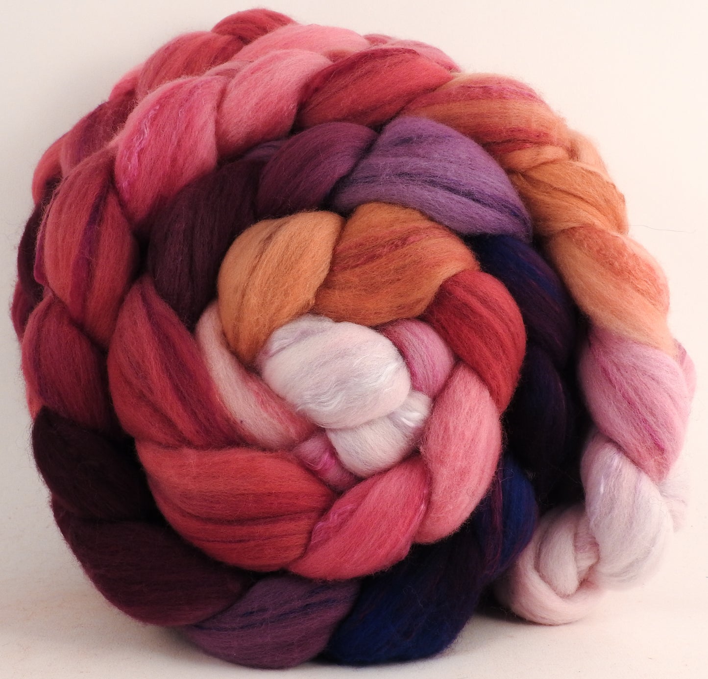 18.5 Micron Merino/ Mulberry Silk (70/30) -Sweet Peas - (5.7 oz)