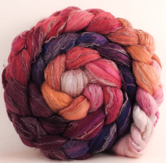 Merino/ Tussah Silk/ Natural Flax (50/25/25) -Sweet Peas- (5.7 oz.)