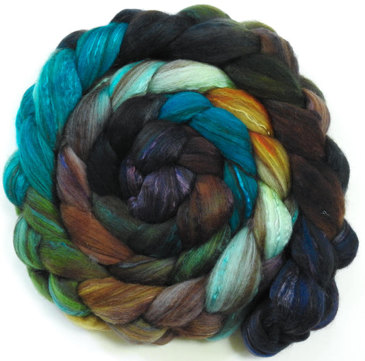 Selkie-( 5.9 oz. )  18.5 mic merino/ camel/ brown alpaca/ mulberry silk/ (40/20/20/20)