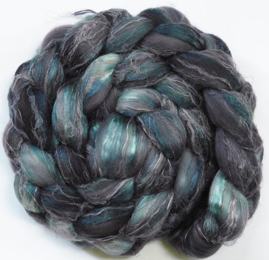 Asphalt - Merino/ Tussah Silk/ Natural Flax (50/25/25)