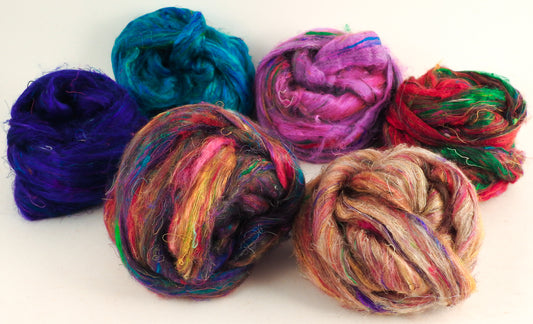 100% Sari Silk Top- Sampler- 3 oz total