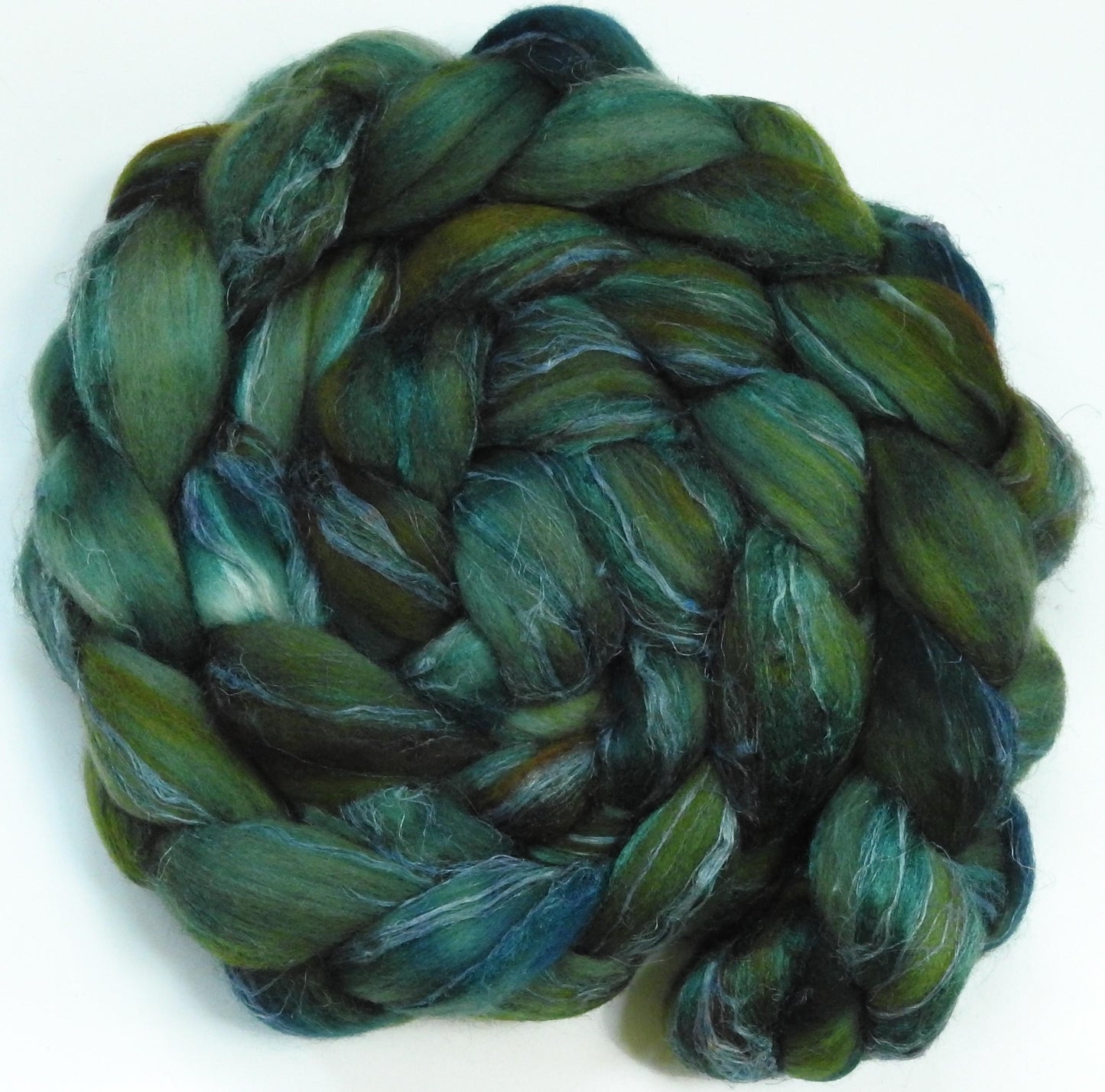 Courgette (6.2 oz) - Merino/ Tussah Silk/ Natural Flax (50/25/25)