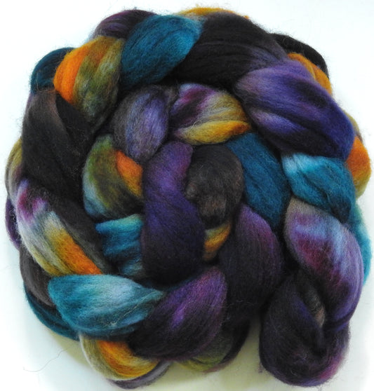 Magic Flute-(5.2 oz.) Batt in a Braid #60- Southdown/ Bfl/ Bio-nylon (50/25/25)