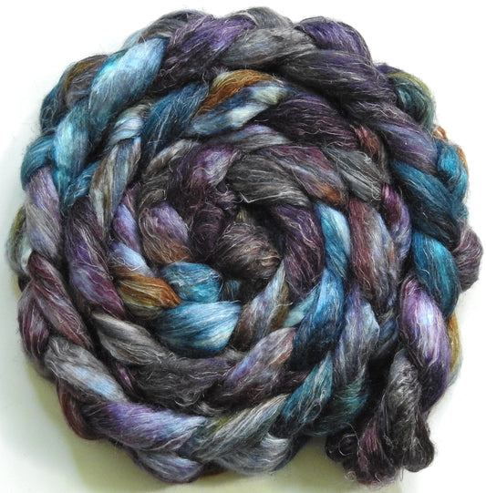 Magic Flute -(5.3 oz.)Tussah Silk / flax roving -(65/35)