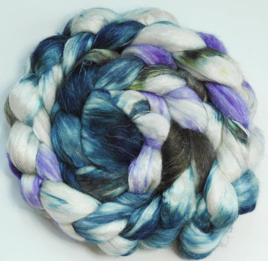 Oysters - Tussah Silk / flax roving (65/35)