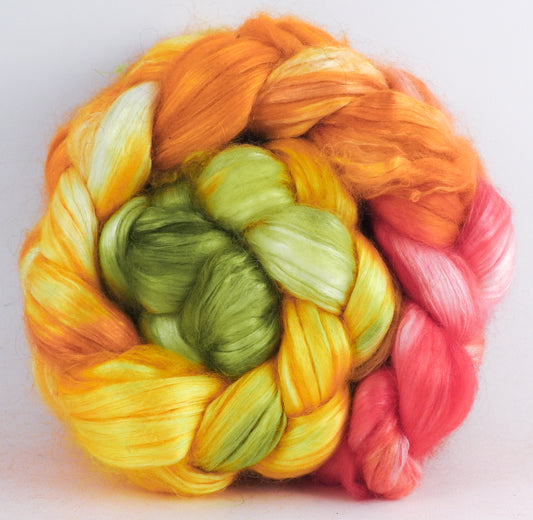 Cashmere/ Mulberry Silk ( 50/50 )  - Rainbow Melon - 3 oz.