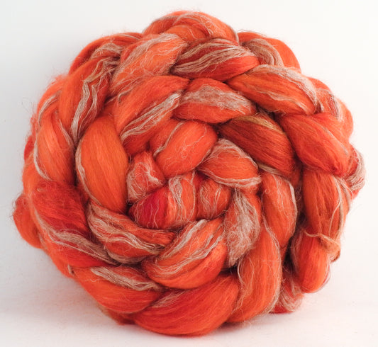 Merino/ Tussah Silk/ Natural Flax (50/25/25) - Ghost Pepper - (5.8 oz.)
