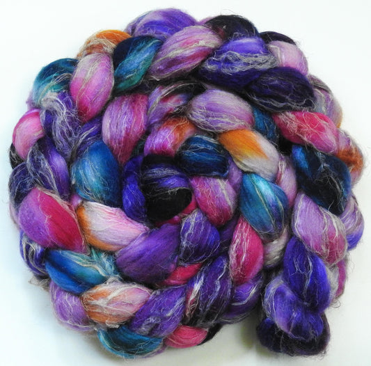Petunia Redux (6.1 oz) - Merino/ Tussah Silk/ Natural Flax (50/25/25)