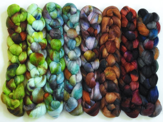 Fungus Among Us- Gradient Braid Set -(11.2 oz).- merino/ mulberry silk/ (60/40)