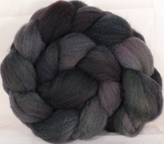 British Southdown/ tussah top (65/ 35) - Asphalt - 5.6 oz. - Inglenook Fibers