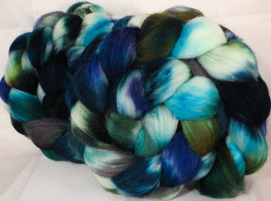 British Southdown/ tussah top (65/ 35) -Kraken - 5.6 oz. - Inglenook Fibers